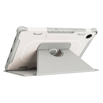 For Samsung Galaxy Tab A8 10.5 2021 360 Degree Rotating Armored Smart Tablet Leather Case(Grey) - Other Galaxy Tab PC by buy2fix | Online Shopping UK | buy2fix