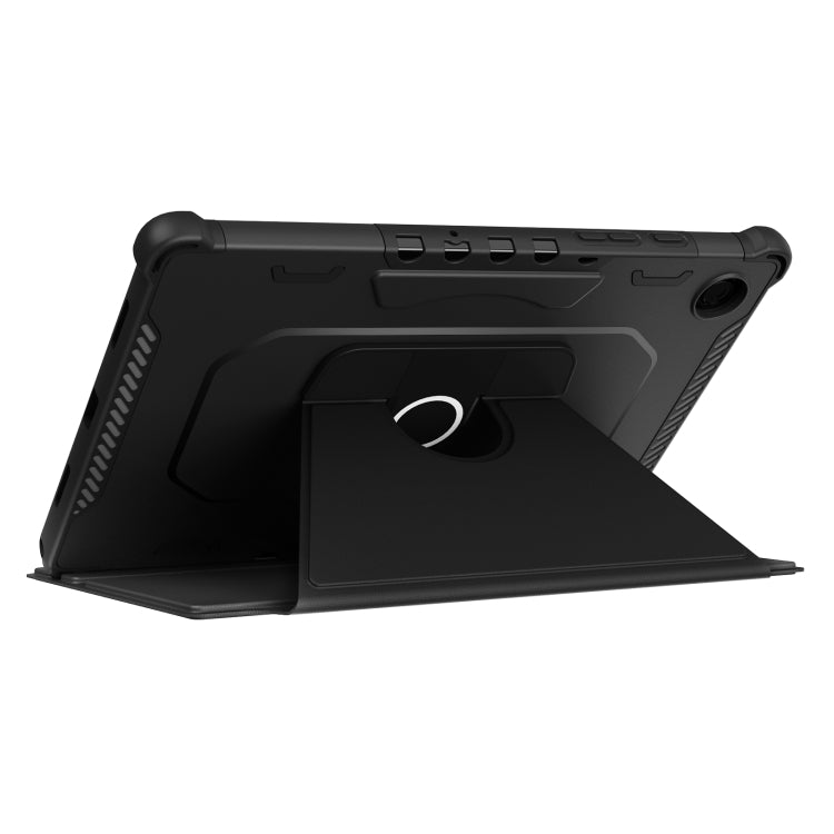 For Samsung Galaxy Tab A8 10.5 2021 360 Degree Rotating Armored Smart Tablet Leather Case(Black) - Other Galaxy Tab PC by buy2fix | Online Shopping UK | buy2fix