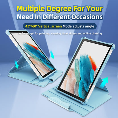 For Samsung Galaxy Tab A8 10.5 2021 360 Degree Rotating Armored Smart Tablet Leather Case(Grey) - Other Galaxy Tab PC by buy2fix | Online Shopping UK | buy2fix