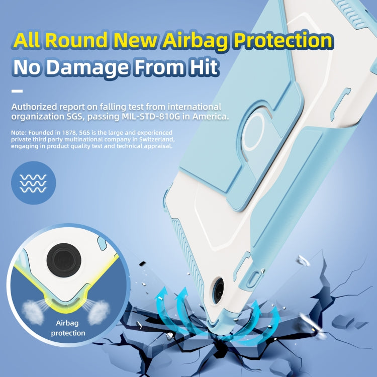 For Samsung Galaxy Tab A8 10.5 2021 360 Degree Rotating Armored Smart Tablet Leather Case(Green) - Other Galaxy Tab PC by buy2fix | Online Shopping UK | buy2fix