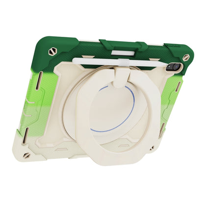 For iPad 2025 / 2022 Armor Contrast Color Silicone + PC Tablet Case(Colorful Green) - iPad 2025 / 2022 Cases by buy2fix | Online Shopping UK | buy2fix
