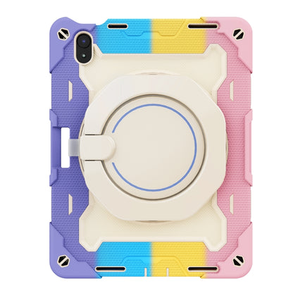For iPad 2025 / 2022 Armor Contrast Color Silicone + PC Tablet Case(Colorful Pink) - iPad 2025 / 2022 Cases by buy2fix | Online Shopping UK | buy2fix