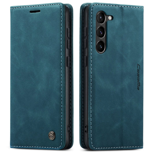 For Samsung Galaxy S23 5G CaseMe 013 Multifunctional Horizontal Flip Leather Phone Case(Blue) - Galaxy S23 5G Cases by CaseMe | Online Shopping UK | buy2fix