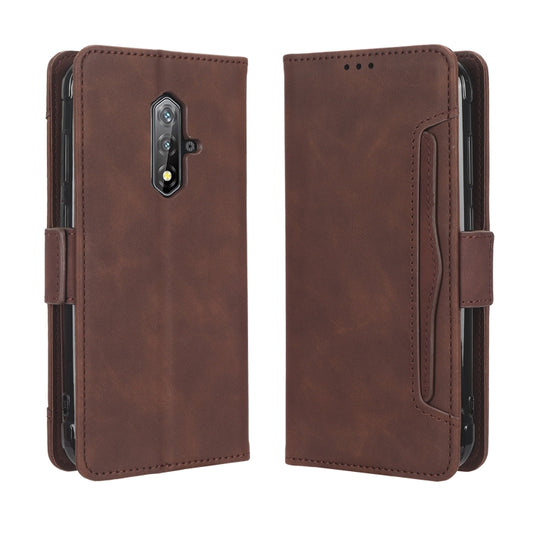For Blackview BV5200 Skin Feel Calf Texture Card Slots Leather Phone Case(Brown) - More Brand by buy2fix | Online Shopping UK | buy2fix