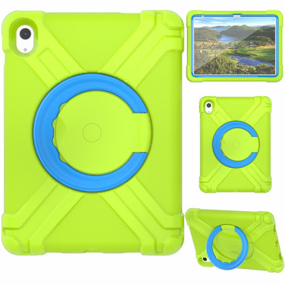 For iPad 2025 / 2022 EVA + PC Tablet Protective Case with 360 Rotating Bracket(Grass Green+Blue) - iPad 2025 / 2022 Cases by buy2fix | Online Shopping UK | buy2fix