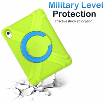 For iPad 2025 / 2022 EVA + PC Tablet Protective Case with 360 Rotating Bracket(Grass Green+Blue) - iPad 2025 / 2022 Cases by buy2fix | Online Shopping UK | buy2fix