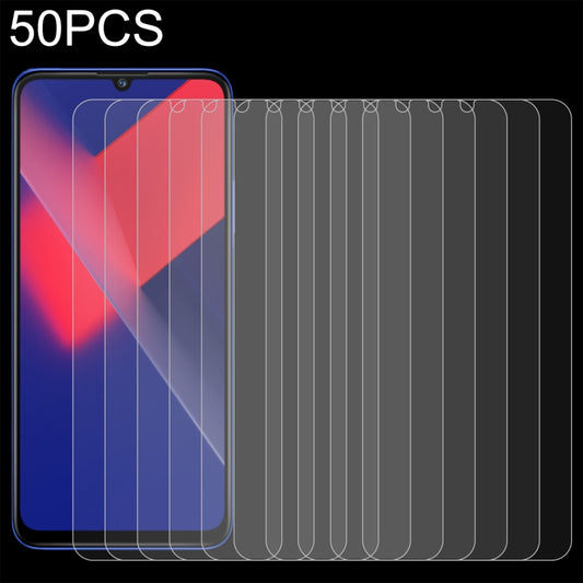 For Wiko 10 50pcs 0.26mm 9H 2.5D Tempered Glass Film - More Brand by buy2fix | Online Shopping UK | buy2fix