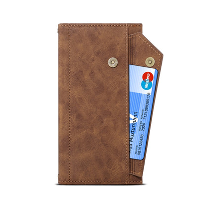 For Samsung Galaxy S23 Ultra 5G ESEBLE Retro Frosted Horizontal Flip Leather Phone Case(Brown) - Galaxy S23 Ultra 5G Cases by ESEBLE | Online Shopping UK | buy2fix