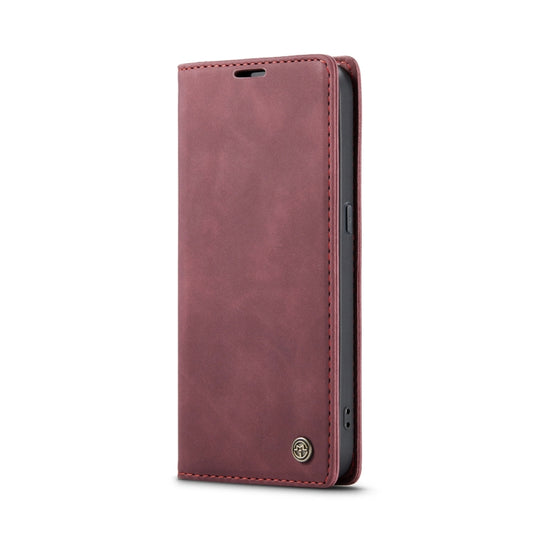 For OPPO Reno8 Pro 5G Global CaseMe 013 Multifunctional Horizontal Flip Leather Phone Case(Wine Red) by CaseMe