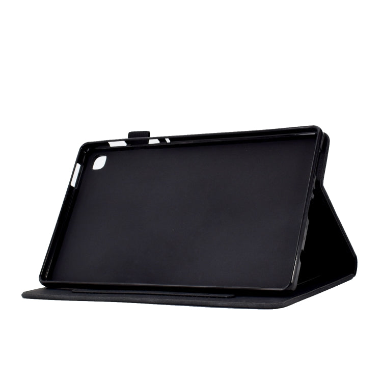 For Samsung Galaxy Tab S6 Lite P610 Tower Embossed Leather Smart Tablet Case(Black) - Tab S6 Lite P610 / P615 by buy2fix | Online Shopping UK | buy2fix
