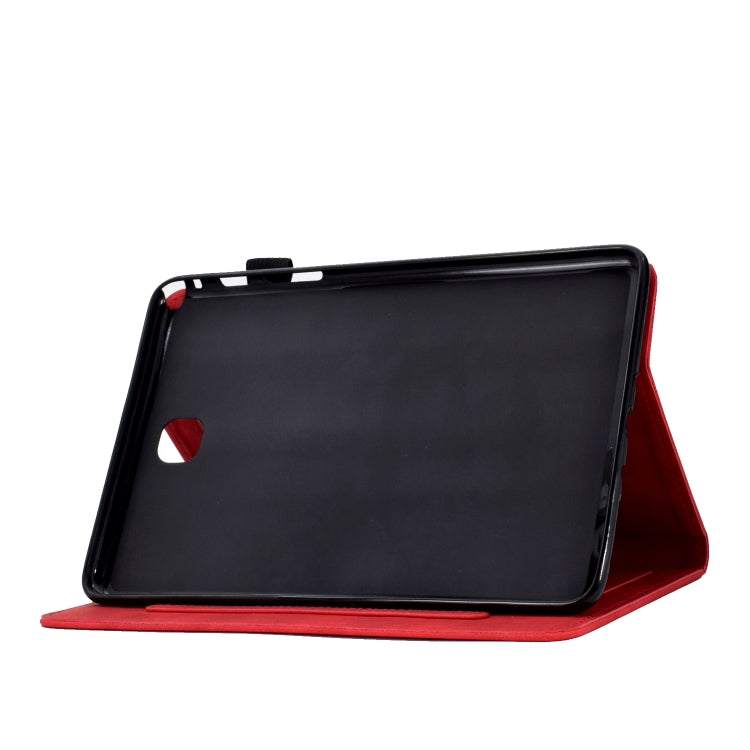 For Samsung Galaxy Tab A 8.0 T350 Tower Embossed Leather Smart Tablet Case(Red) - Other Galaxy Tab PC by buy2fix | Online Shopping UK | buy2fix