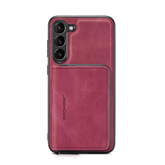 For Samsung Galaxy S23 5G JEEHOOD Magnetic Zipper Wallet Leather Phone Case(Red) - Galaxy S23 5G Cases by JEEHOOD | Online Shopping UK | buy2fix