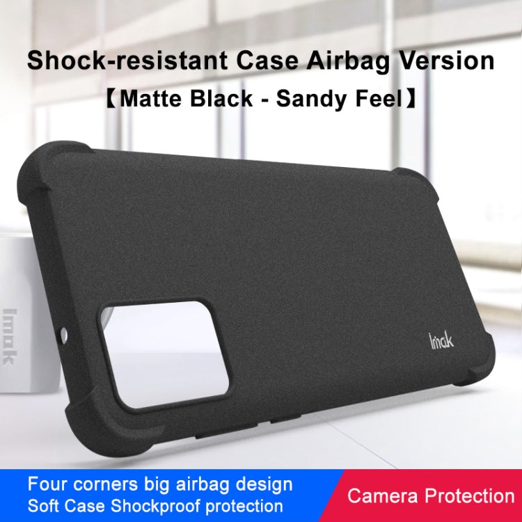 For Motorola Edge 30 Neo 5G imak Shockproof Airbag TPU Phone Case(Matte Black) by imak