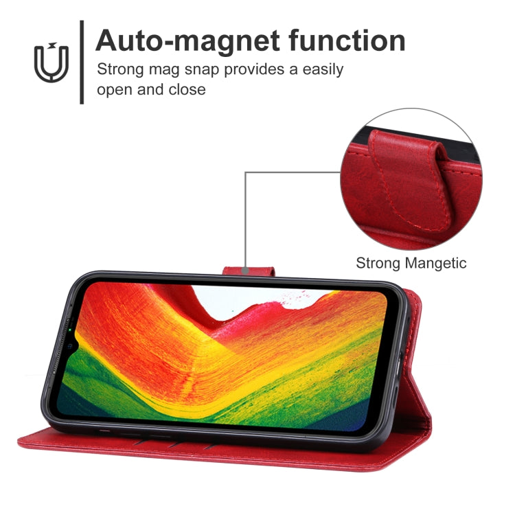 For Ulefone Power Armor 19 Leather Phone Case(Red) by buy2fix