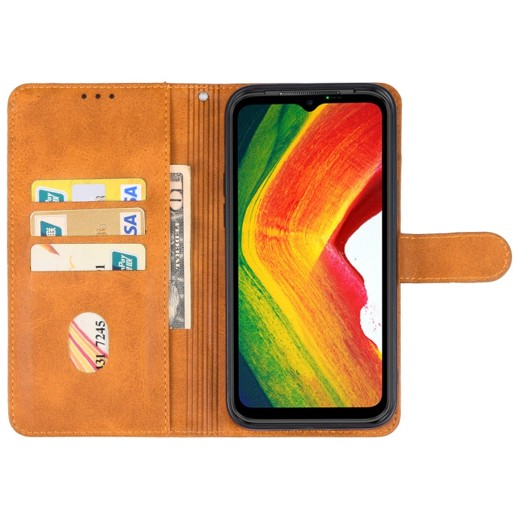 For Ulefone Power Armor 19 Leather Phone Case(Brown) by buy2fix