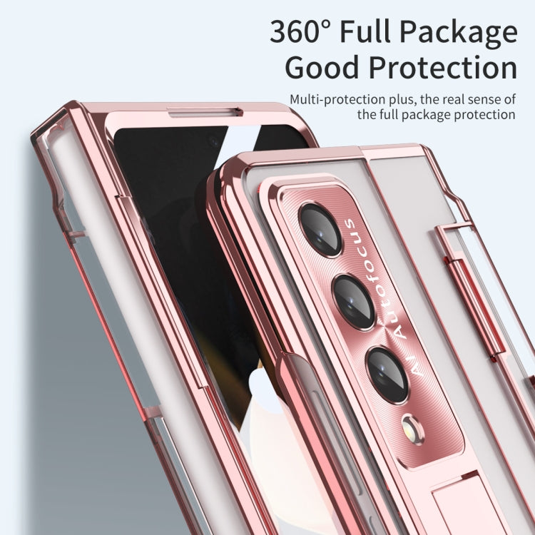 For Samsung Galaxy Z Fold4 Phantom Series Integrated Folding Phone Case(Rose Gold) - Galaxy Z Fold4 5G Cases by buy2fix | Online Shopping UK | buy2fix