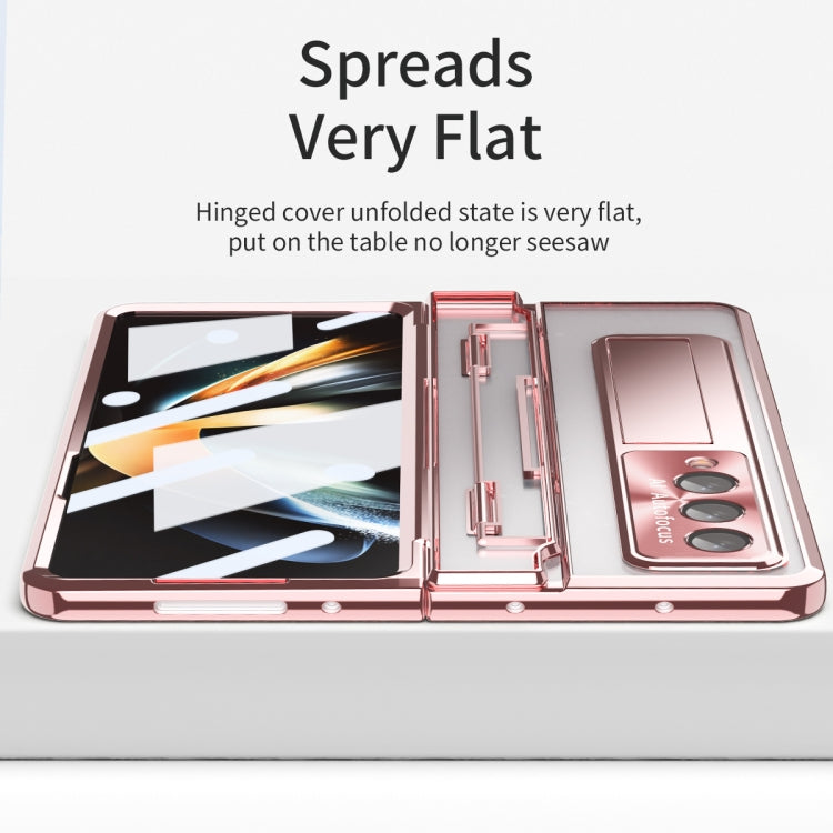 For Samsung Galaxy Z Fold4 Phantom Series Integrated Folding Phone Case(Rose Gold) - Galaxy Z Fold4 5G Cases by buy2fix | Online Shopping UK | buy2fix
