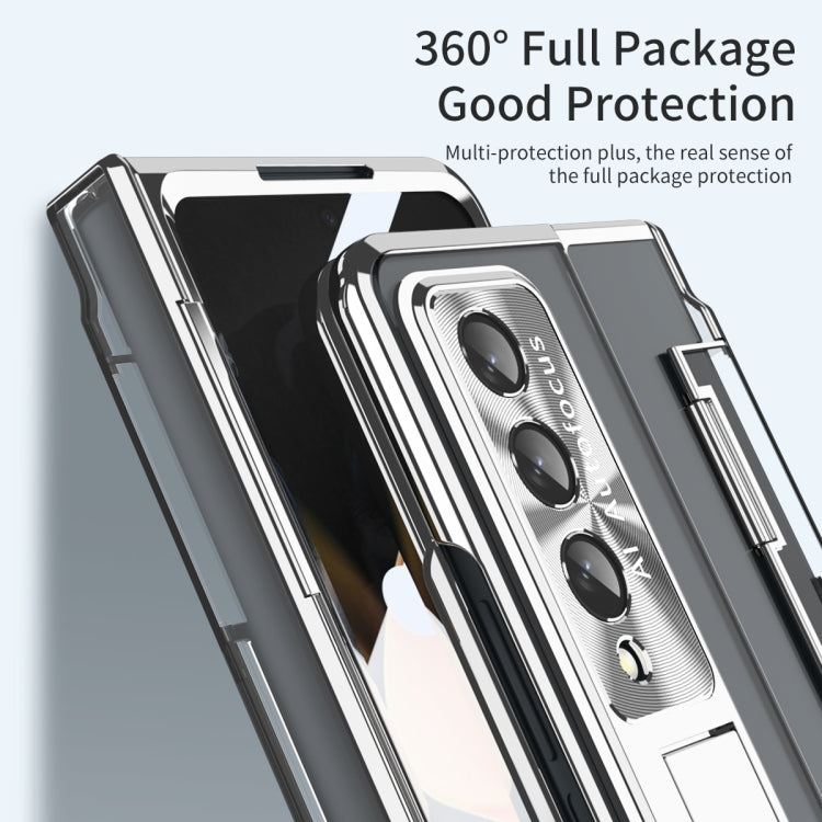 For Samsung Galaxy Z Fold4 Phantom Series Integrated Folding Phone Case(Silver) - Galaxy Z Fold4 5G Cases by buy2fix | Online Shopping UK | buy2fix