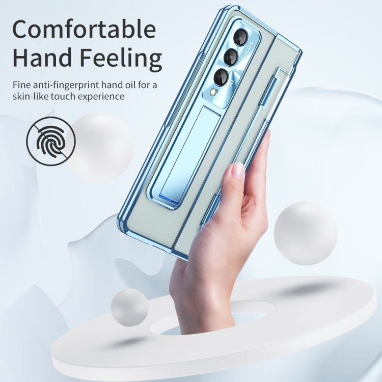 For Samsung Galaxy Z Fold4 Phantom Series Integrated Folding Phone Case(Blue) - Galaxy Z Fold4 5G Cases by buy2fix | Online Shopping UK | buy2fix
