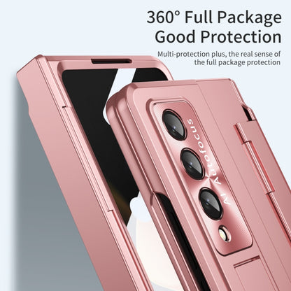 For Samsung Galaxy Z Fold4 Integrated Folding Phone Case with Hinge(Rose Gold) - Galaxy Z Fold4 5G Cases by buy2fix | Online Shopping UK | buy2fix