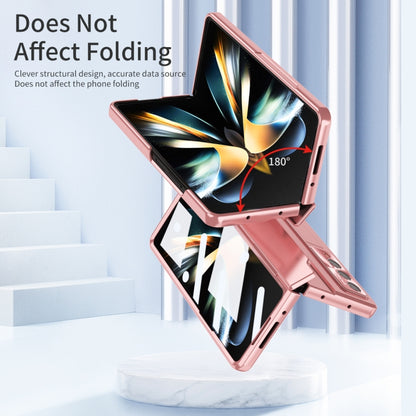 For Samsung Galaxy Z Fold4 Integrated Folding Phone Case with Hinge(Rose Gold) - Galaxy Z Fold4 5G Cases by buy2fix | Online Shopping UK | buy2fix