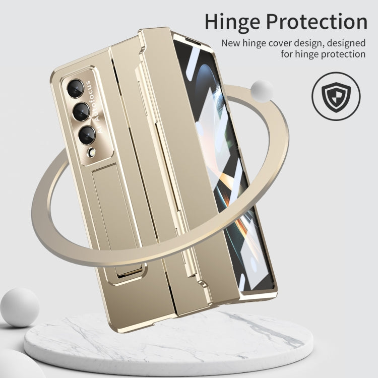 For Samsung Galaxy Z Fold4 Integrated Folding Phone Case with Hinge(Champagne Gold) - Galaxy Z Fold4 5G Cases by buy2fix | Online Shopping UK | buy2fix