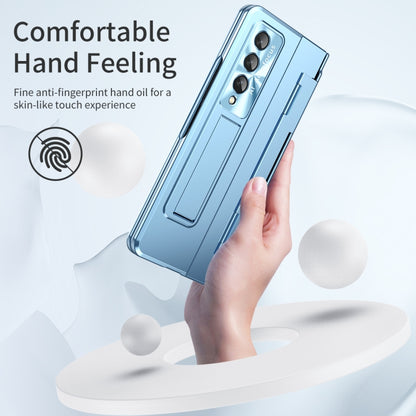 For Samsung Galaxy Z Fold4 Integrated Folding Phone Case with Hinge(Blue) - Galaxy Z Fold4 5G Cases by buy2fix | Online Shopping UK | buy2fix