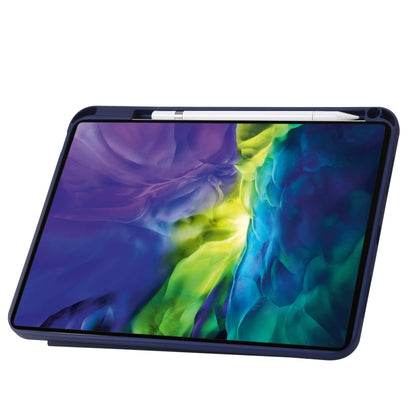 For iPad 2025 / 2022 Deformation Transparent Acrylic Leather Tablet Case(Navy Blue) - iPad 2025 / 2022 Cases by buy2fix | Online Shopping UK | buy2fix