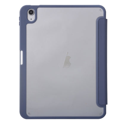 For iPad 2025 / 2022 Deformation Transparent Acrylic Leather Tablet Case(Lavender Grey) - iPad 2025 / 2022 Cases by buy2fix | Online Shopping UK | buy2fix
