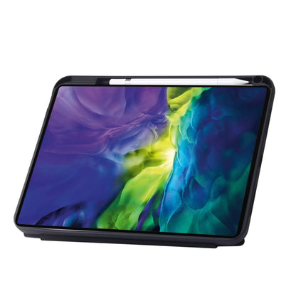 For iPad 2025 / 2022 Deformation Transparent Acrylic Leather Tablet Case(Black) - iPad 2025 / 2022 Cases by buy2fix | Online Shopping UK | buy2fix