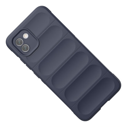 For Samsung Galaxy A03 Global Magic Shield TPU + Flannel Phone Case(Light Blue) by buy2fix