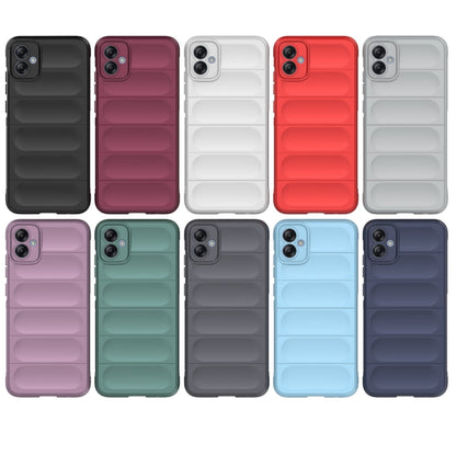 For Samsung Galaxy A04e 4G Magic Shield TPU + Flannel Phone Case(White) by buy2fix