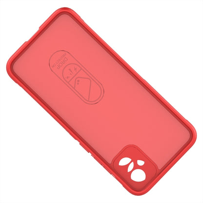 For Samsung Galaxy A04e 4G Magic Shield TPU + Flannel Phone Case(Wine Red) by buy2fix