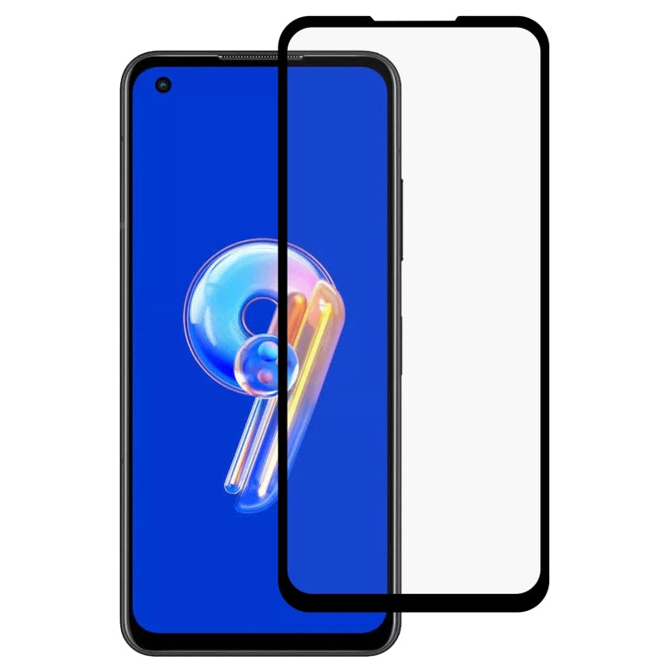 For Asus Zenfone 9 Full Glue Full Cover Screen Protector Tempered Glass Film - ASUS Tempered Glass by buy2fix | Online Shopping UK | buy2fix