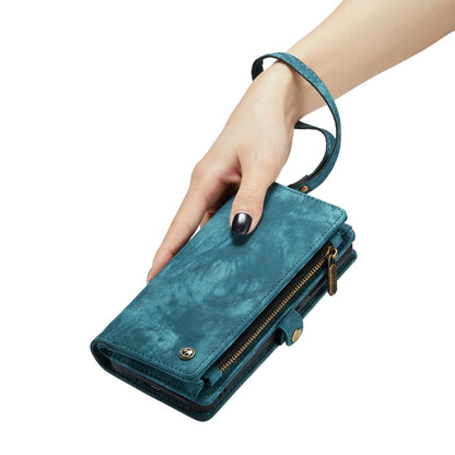 For Galaxy A71 4G CaseMe-008 Detachable Multifunctional Horizontal Flip Leather Case with Card Slot & Holder & Zipper Wallet & Photo Frame(Blue) - Galaxy Phone Cases by CaseMe | Online Shopping UK | buy2fix