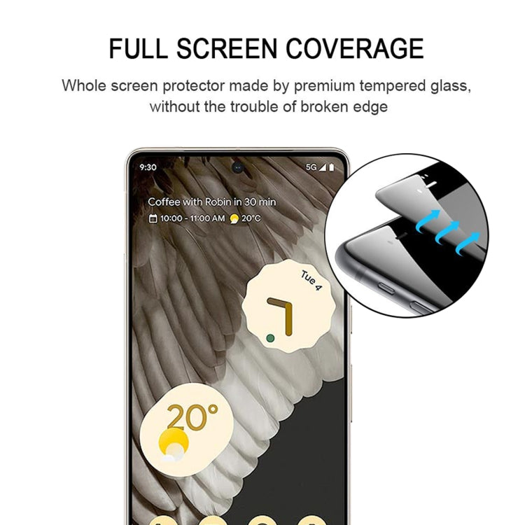 For Google Pixel 7 Pro 3D Curved Edge Full Screen Tempered Glass Film by buy2fix