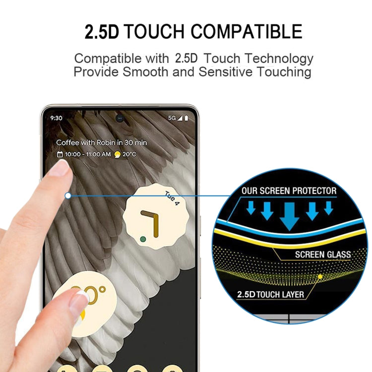 For Google Pixel 7 Pro 3D Curved Edge Full Screen Tempered Glass Film by buy2fix