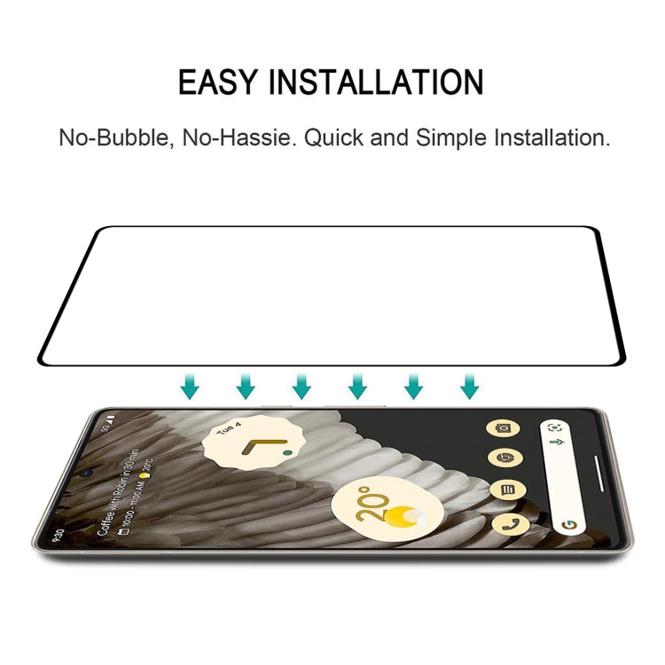 For Google Pixel 7 Pro 3D Curved Edge Full Screen Tempered Glass Film by buy2fix