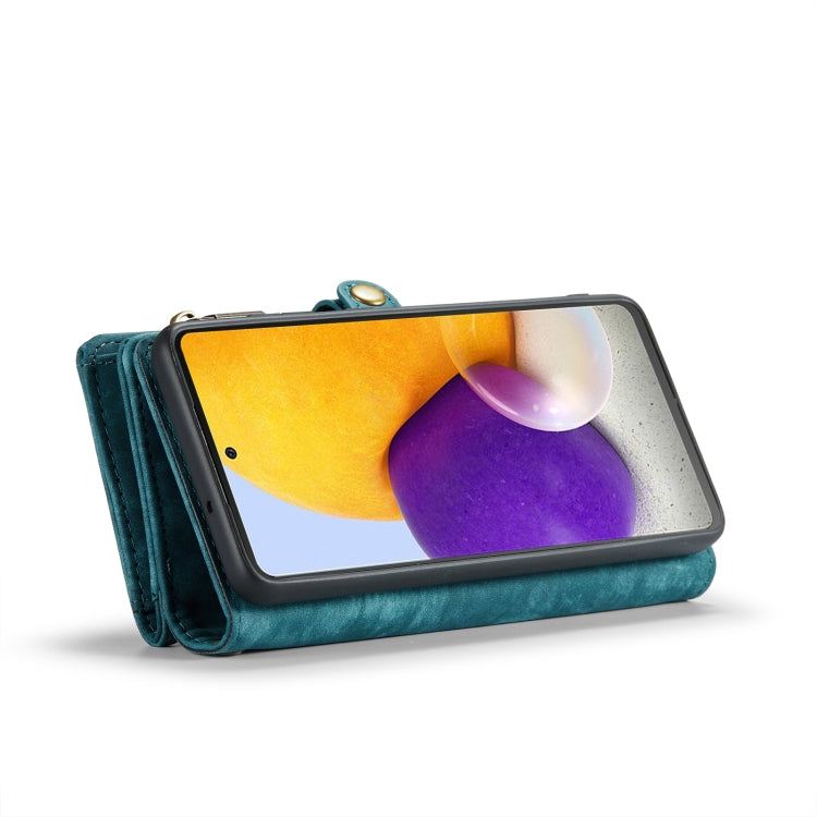 For Samsung Galaxy A51 CaseMe-008 Detachable Multifunctional Flip Leather Phone Case(Blue) - Galaxy Phone Cases by CaseMe | Online Shopping UK | buy2fix