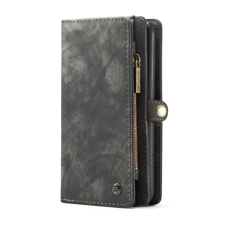 For Galaxy A71 CaseMe Detachable Multifunctional Horizontal Flip Leather Case, with Card Slot & Holder & Zipper Wallet & Photo Frame(Black) - Galaxy Phone Cases by CaseMe | Online Shopping UK | buy2fix