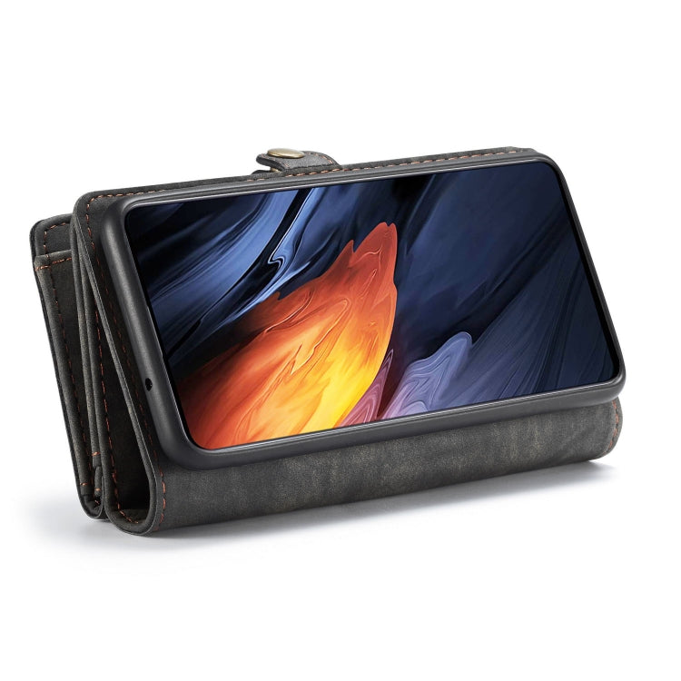 For Galaxy A71 CaseMe Detachable Multifunctional Horizontal Flip Leather Case, with Card Slot & Holder & Zipper Wallet & Photo Frame(Black) - Galaxy Phone Cases by CaseMe | Online Shopping UK | buy2fix
