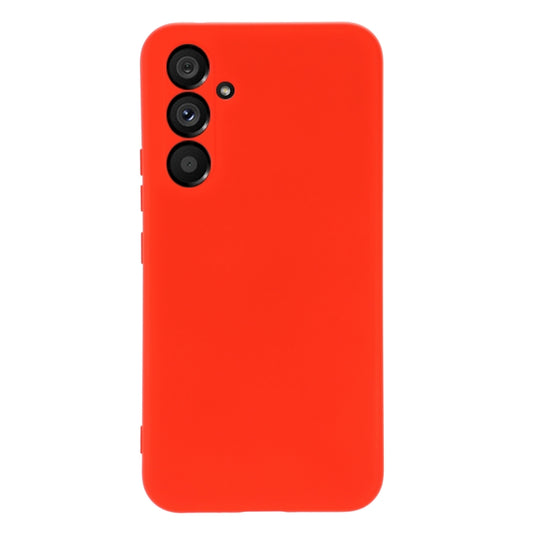 For Samsung Galaxy A54 5G Solid Color Liquid Silicone Dropproof Full Coverage Phone Case(Red) by buy2fix