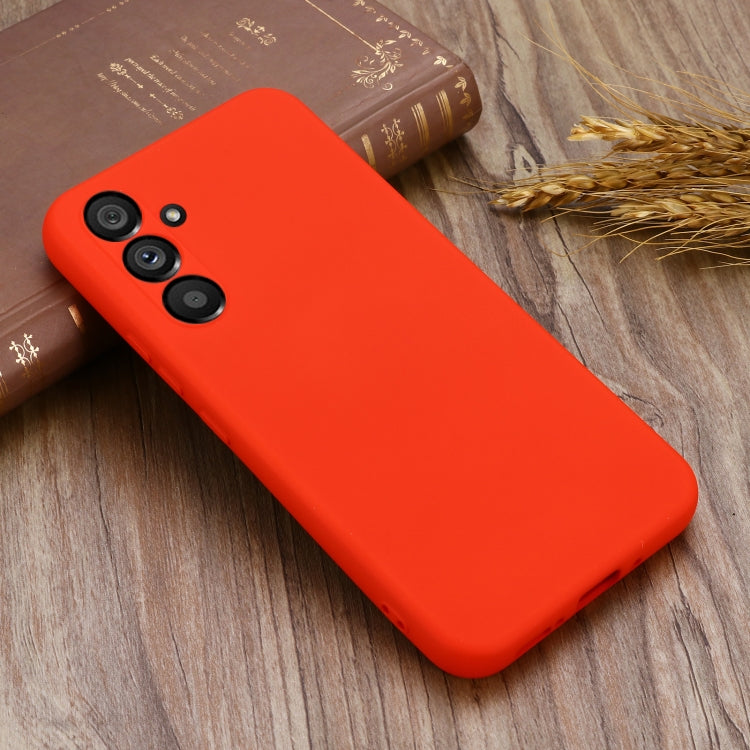 For Samsung Galaxy A54 5G Solid Color Liquid Silicone Dropproof Full Coverage Phone Case(Red) - Galaxy Phone Cases by buy2fix | Online Shopping UK | buy2fix