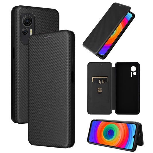For Ulefone Note 14 Carbon Fiber Texture Flip Leather Phone Case(Black) by buy2fix