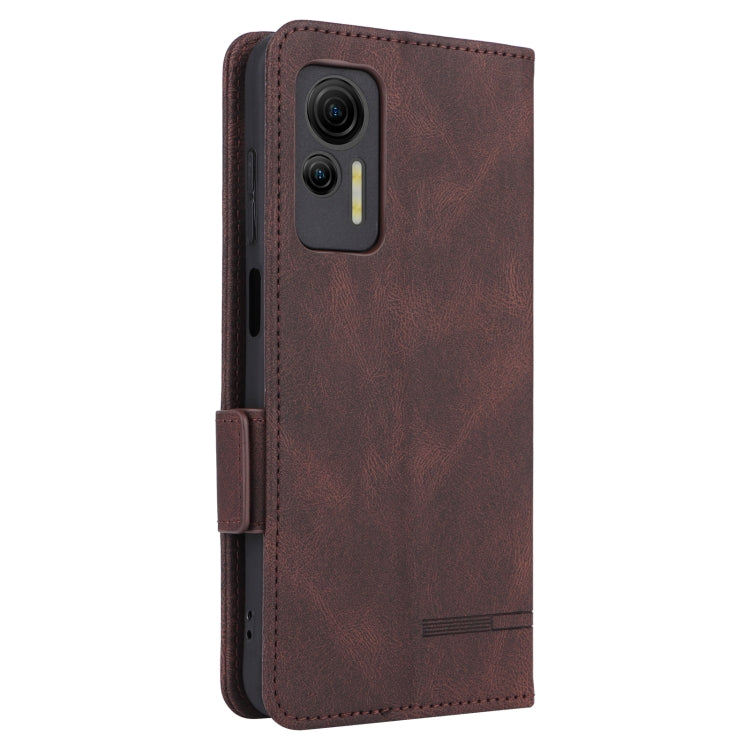 For Ulefone Note 14 Magnetic Clasp Leather Phone Case(Brown) by buy2fix