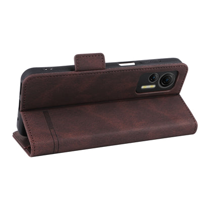 For Ulefone Note 14 Magnetic Clasp Leather Phone Case(Brown) by buy2fix