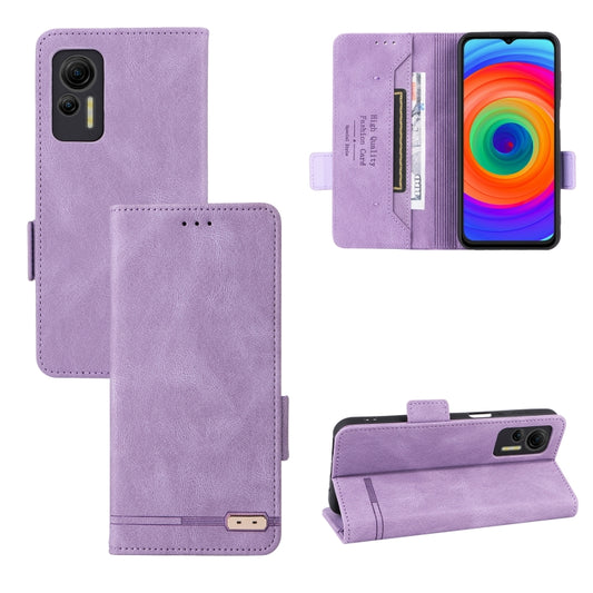 For Ulefone Note 14 Magnetic Clasp Leather Phone Case(Purple) by buy2fix