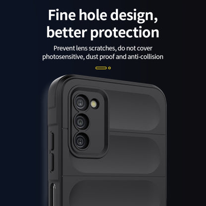 For Samsung Galaxy A03s India Version Magic Shield TPU + Flannel Phone Case(White) by buy2fix