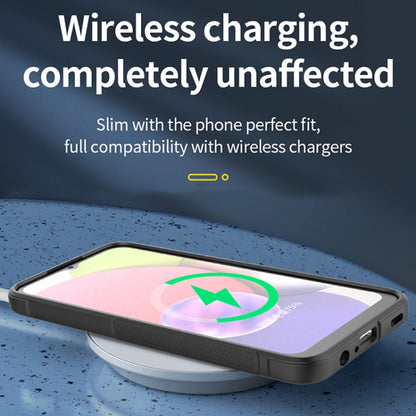 For Samsung Galaxy A03s India Version Magic Shield TPU + Flannel Phone Case(Purple) by buy2fix