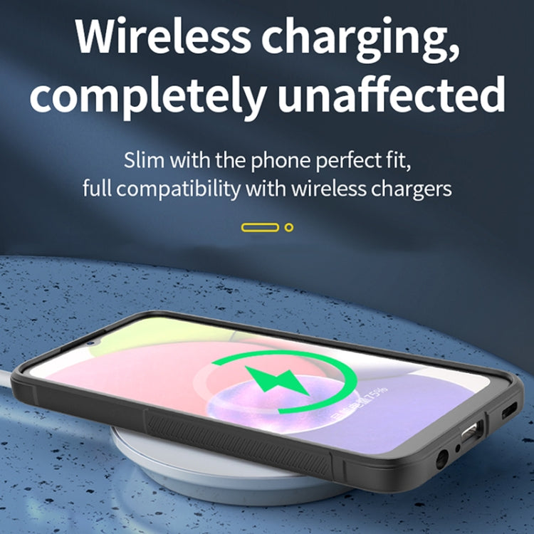 For Samsung Galaxy A03s India Version Magic Shield TPU + Flannel Phone Case(White) by buy2fix